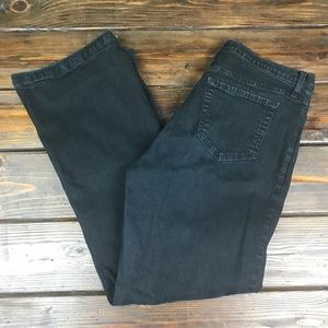 Women’s NYDJ Black Tummy Tuck Jeans Denim Size 12